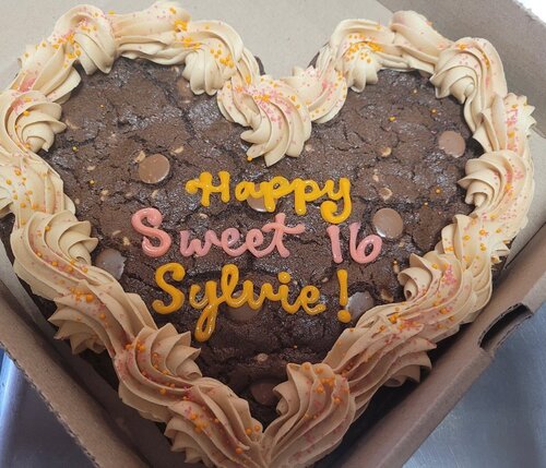 Order a cookie cake for your next event or celebration!